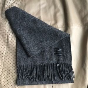 Kiltane of Scotland 100% Wool Gray Scarf